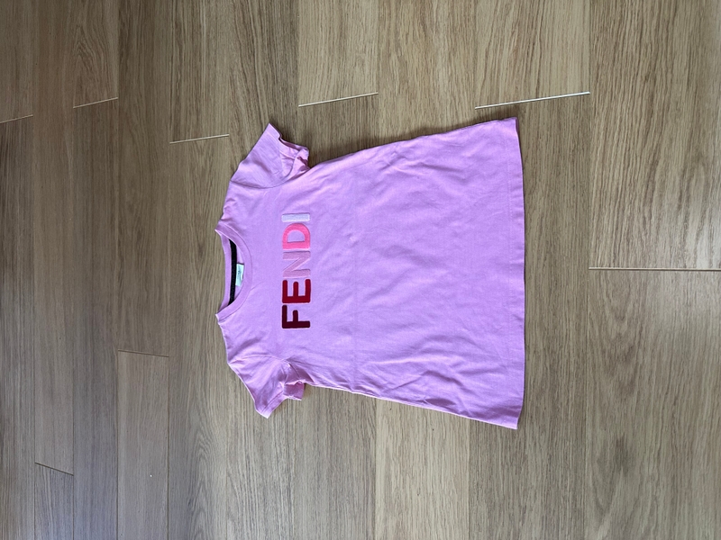Pink fendi t shirt outlet